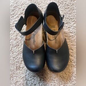 Papillio Women's Black Clogs